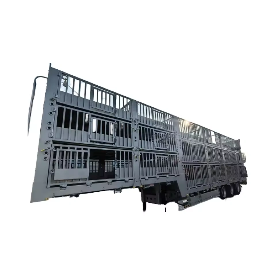 Fence Livestock Truck for Animal Transport Semi-Trailer